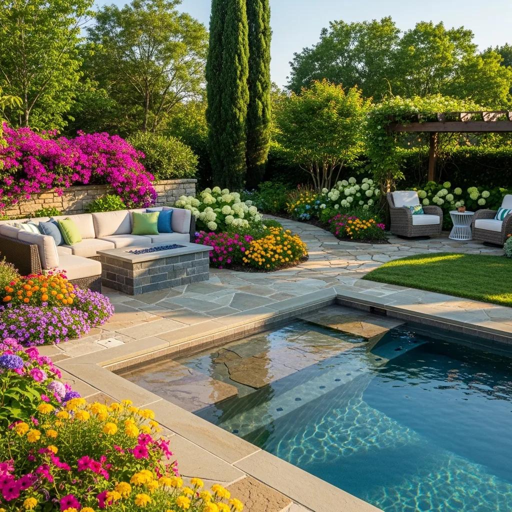 Create Stunning Outdoor Aesthetics with Pool Landscaping 2 Create Stunning Outdoor Aesthetics with Pool Landscaping 1