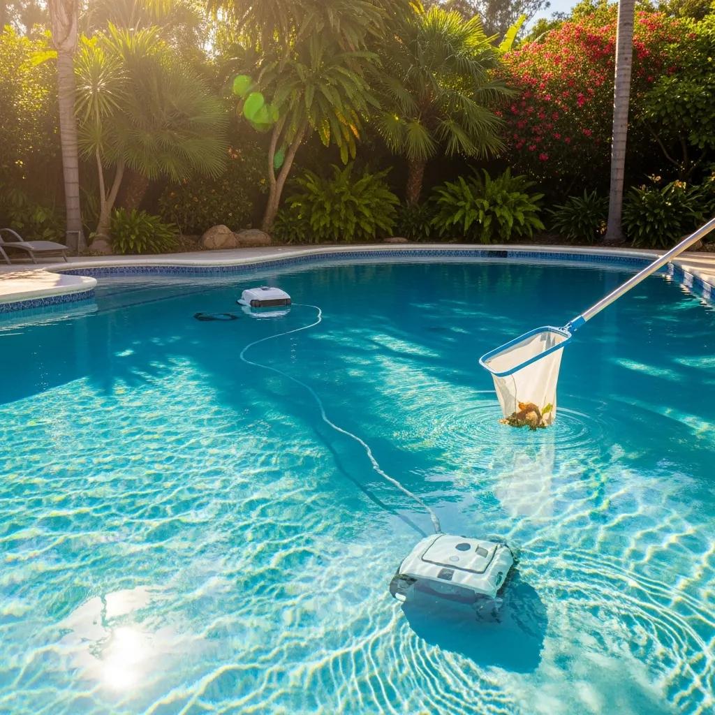 Effective Pool Cleaning & Vacuuming Techniques 2 Effective Pool Cleaning & Vacuuming Techniques 1
